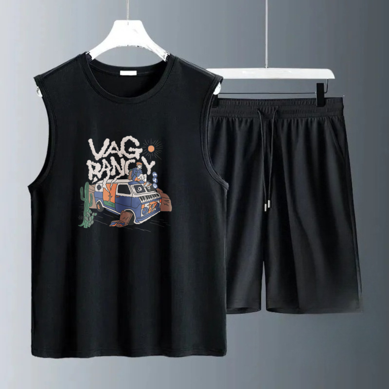 Summer Clothing Tops - Set Tank Top Pria Musim Panas