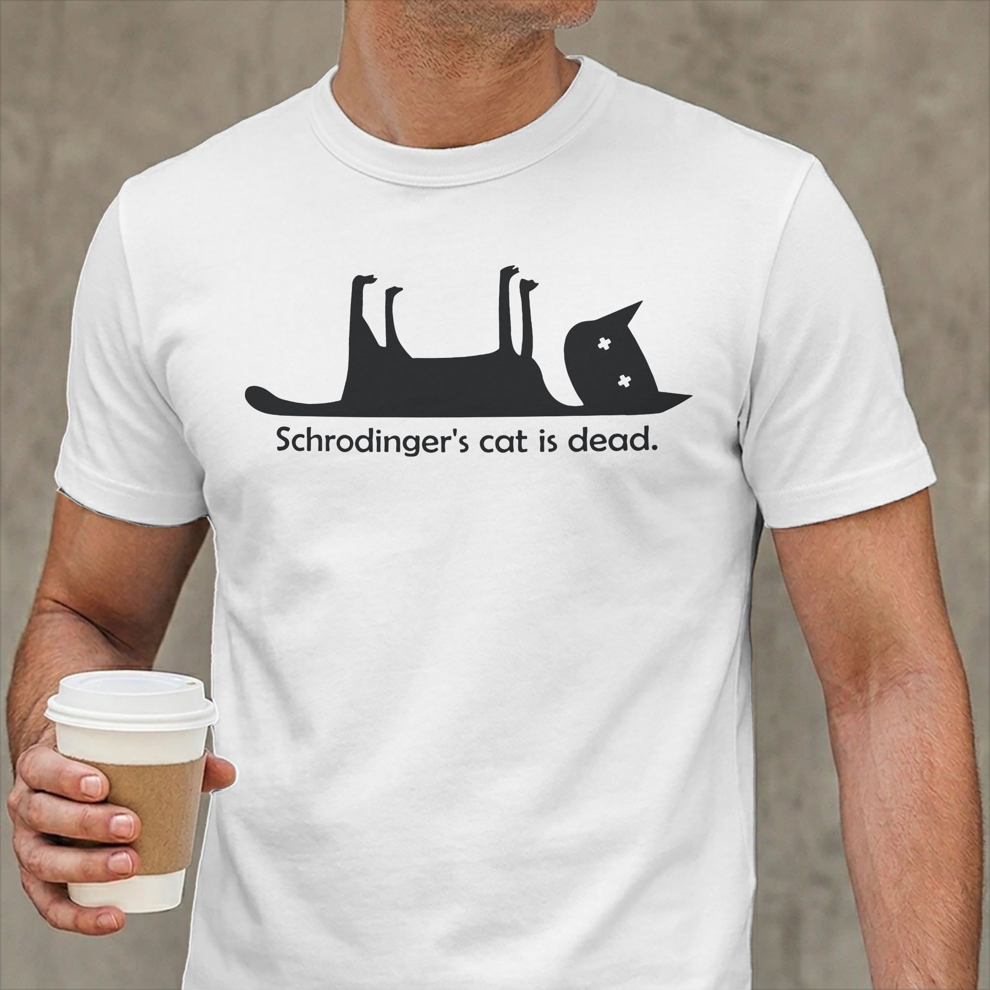 Summer Clothing Ideas - Kaus Schrodinger's Cat Is Dead untuk