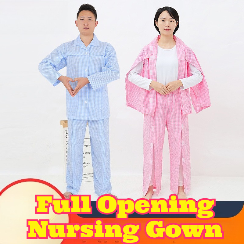 Summer Clothing Wear - Piyama Pasien Full Open Stick Model