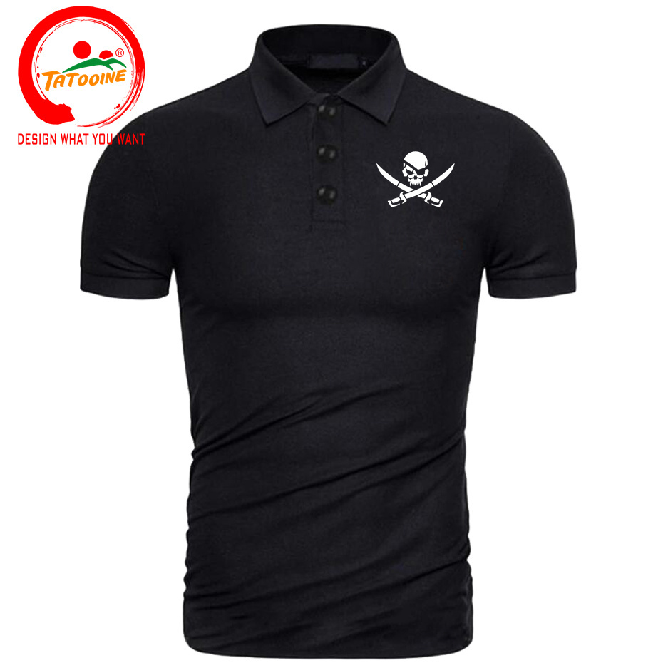Summer Clothing Logo - Kaus Polo motif Logo bajak laut