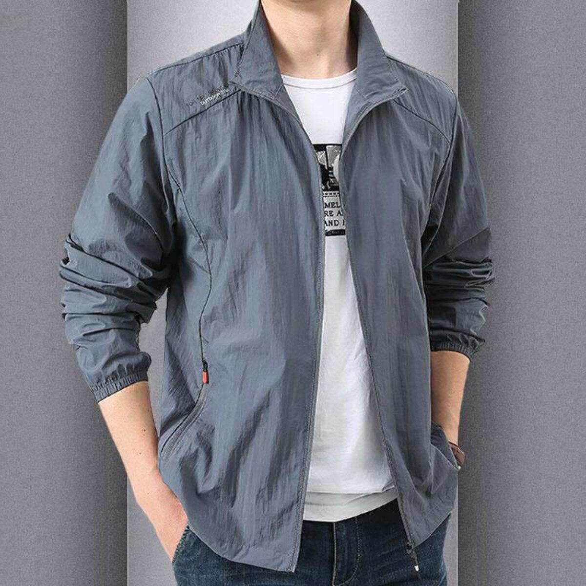 Summer Clothing Wear - Pakaian Pelindung Sinar Matahari Pria Bahan