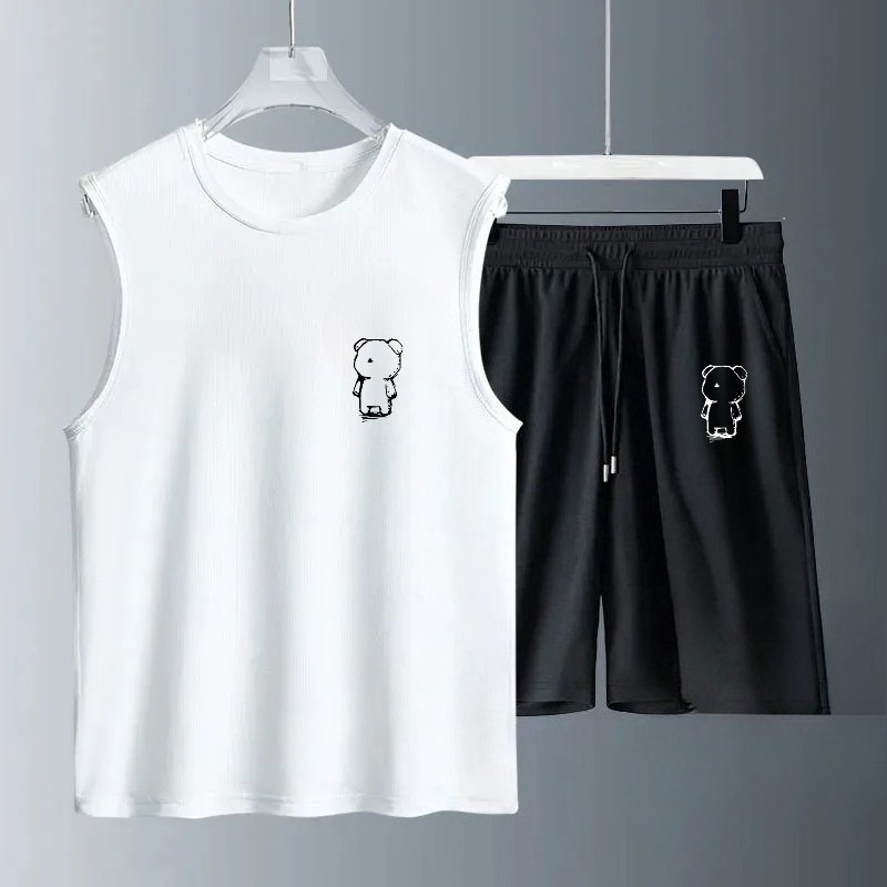 Summer Clothing Tops - Set Tank Top Pria Musim Panas