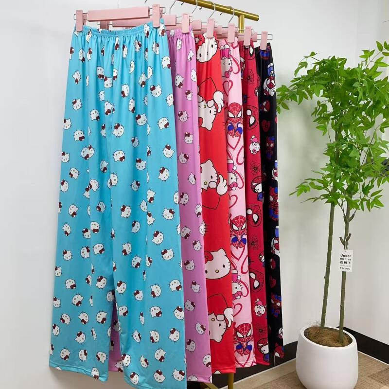 Summer Cloth - Piyama Kartun Baru Hello Kitty Celana