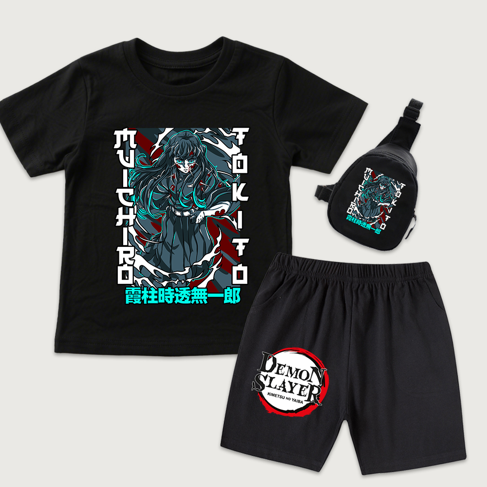 Summer Clothing For Baby Boy - Kaos Katun Anak Motif Anime Demon