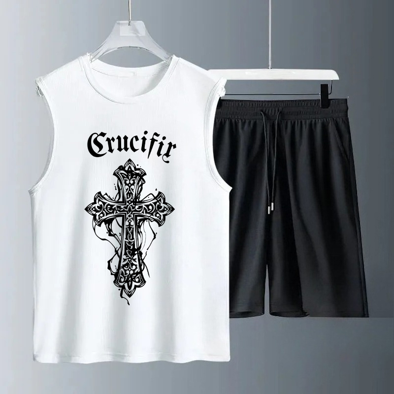 Summer Clothing Tops - Set Tank Top Pria Musim Panas