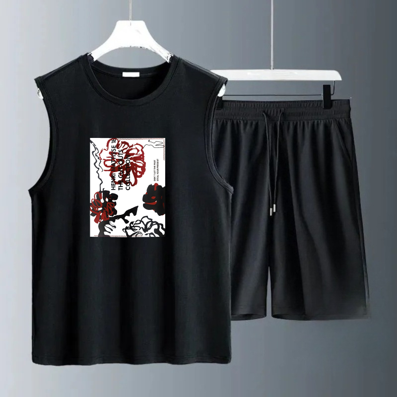Summer Clothing Tops - Set Tank Top Pria Musim Panas