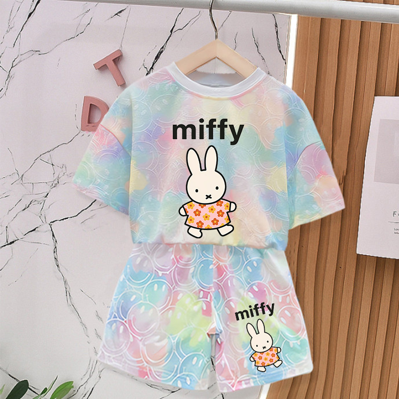 Summer Clothing Baby Girl - Set Pakaian Musim Panas Kelinci Miffy