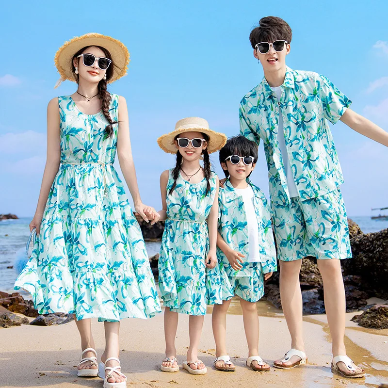 Set pakaian pantai pasangan or - Summer Clothing Resort ulasan dan harga