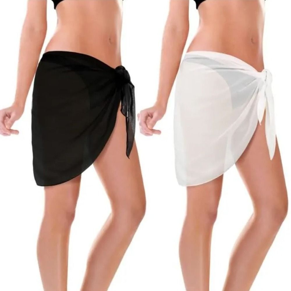 Rok Pantai Tipis Berbahan Jari - Swim Cover Up Mesh ulasan dan harga
