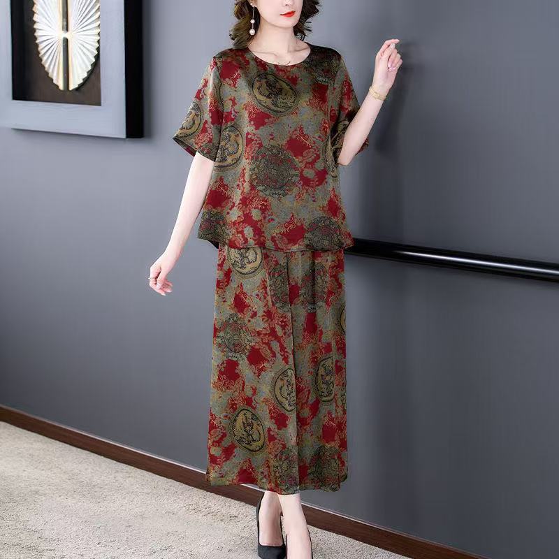 Pakaian Wanita Setelan Retro T - Summer Clothing Wear ulasan dan harga