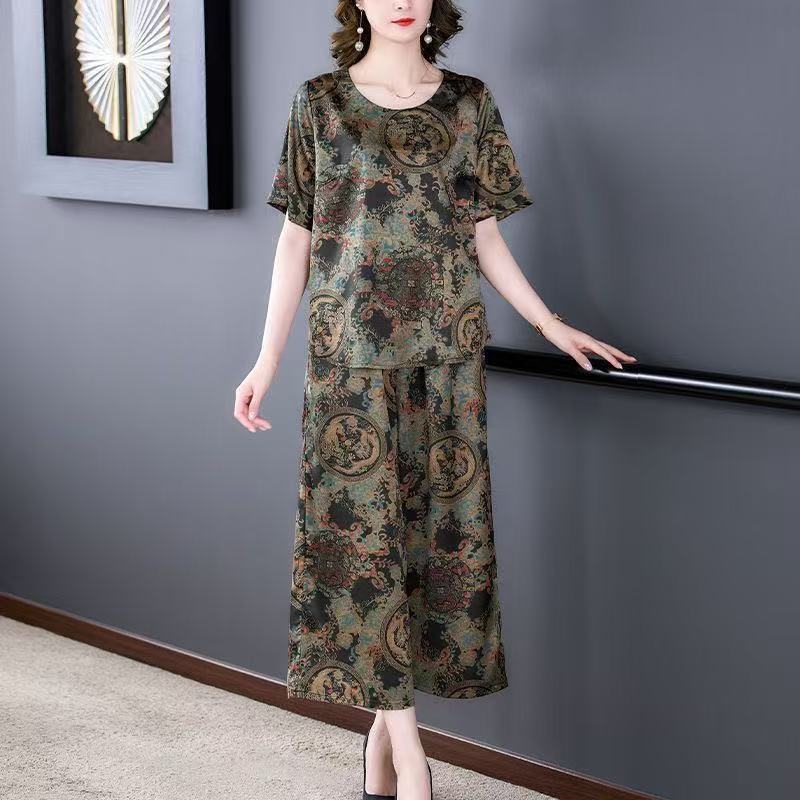 Pakaian Wanita Setelan Retro T - Summer Clothing Wear ulasan dan harga