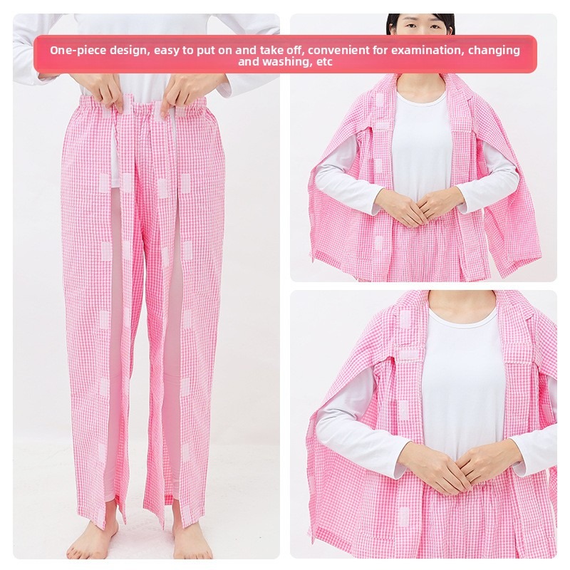 Piyama Pasien Full Open Stick  - Summer Clothing Wear ulasan dan harga