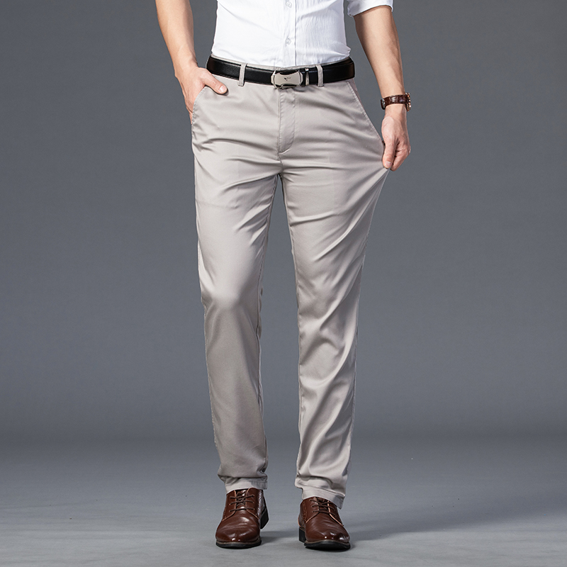 Celana setelan ramping pria, B - Summer Clothing Brands Men ulasan dan harga
