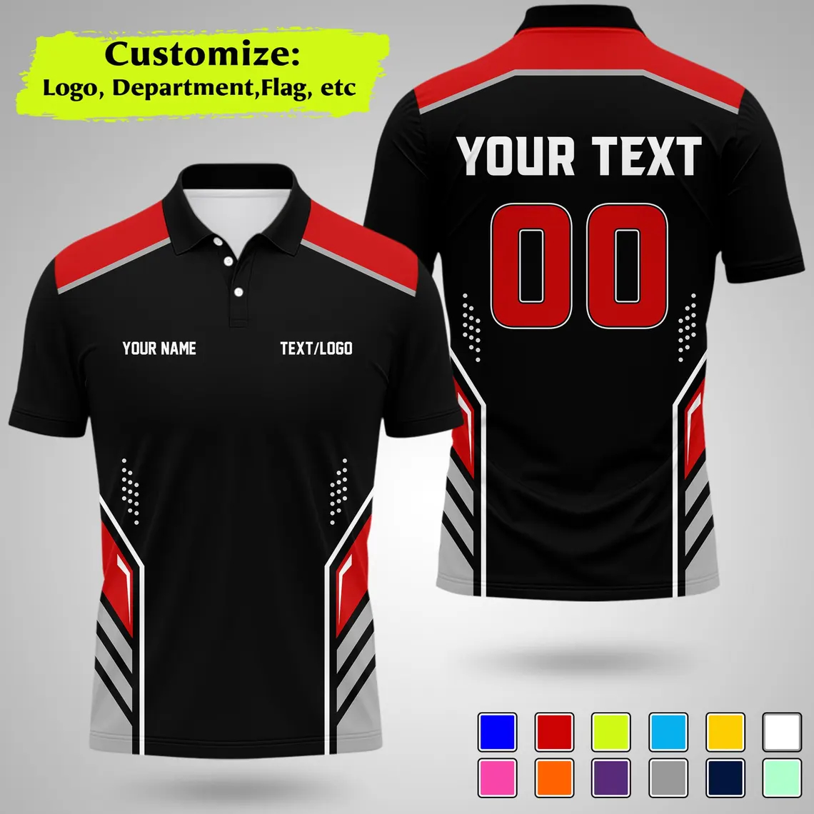 Kaos Polo Tim Personalisasi Ba - Summer Clothing Logo ulasan dan harga