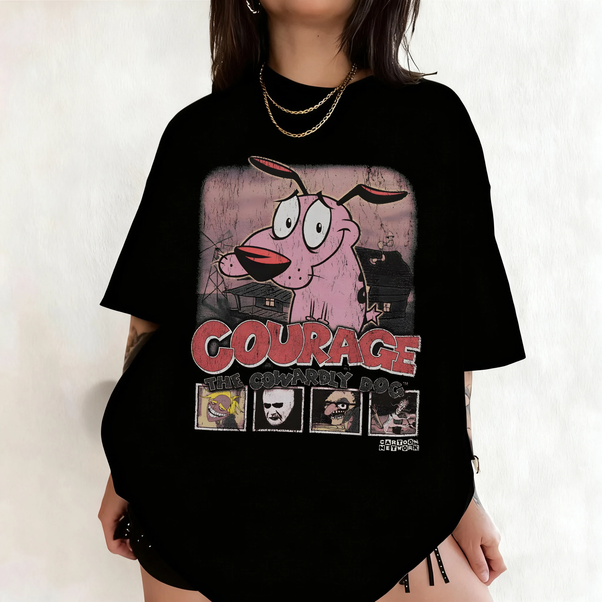 Kaus Lengan Pendek Gambar Kart - Summer Clothing For Women ulasan dan harga