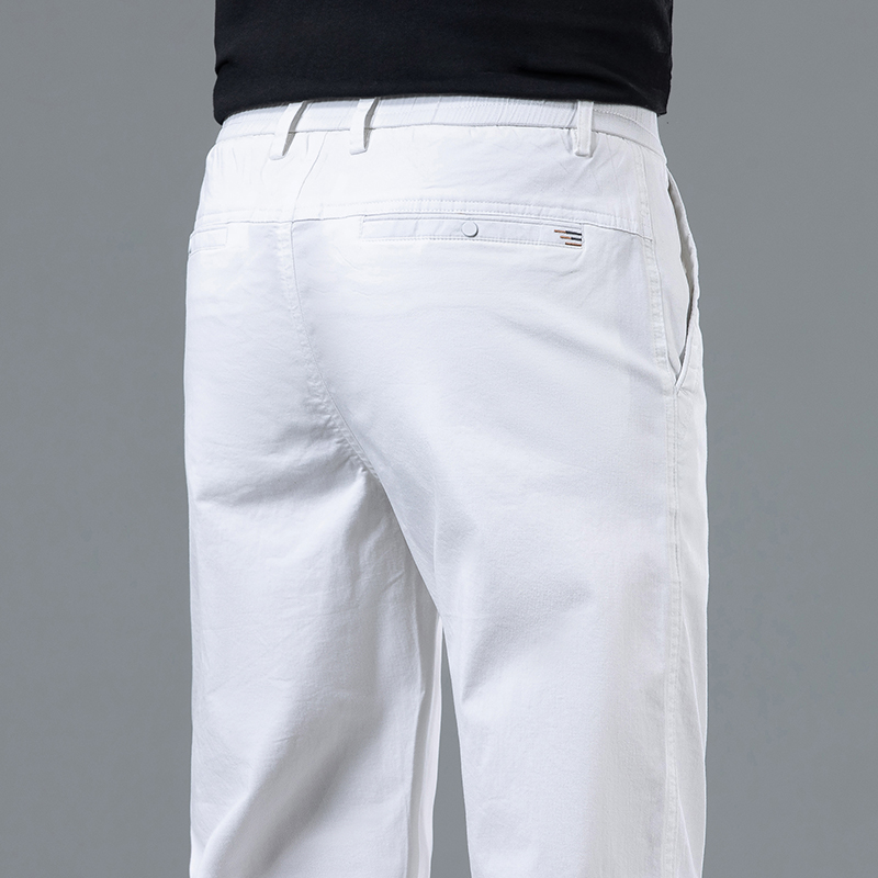 Celana putih lurus ringan untu - Summer Clothing Brands Men ulasan dan harga