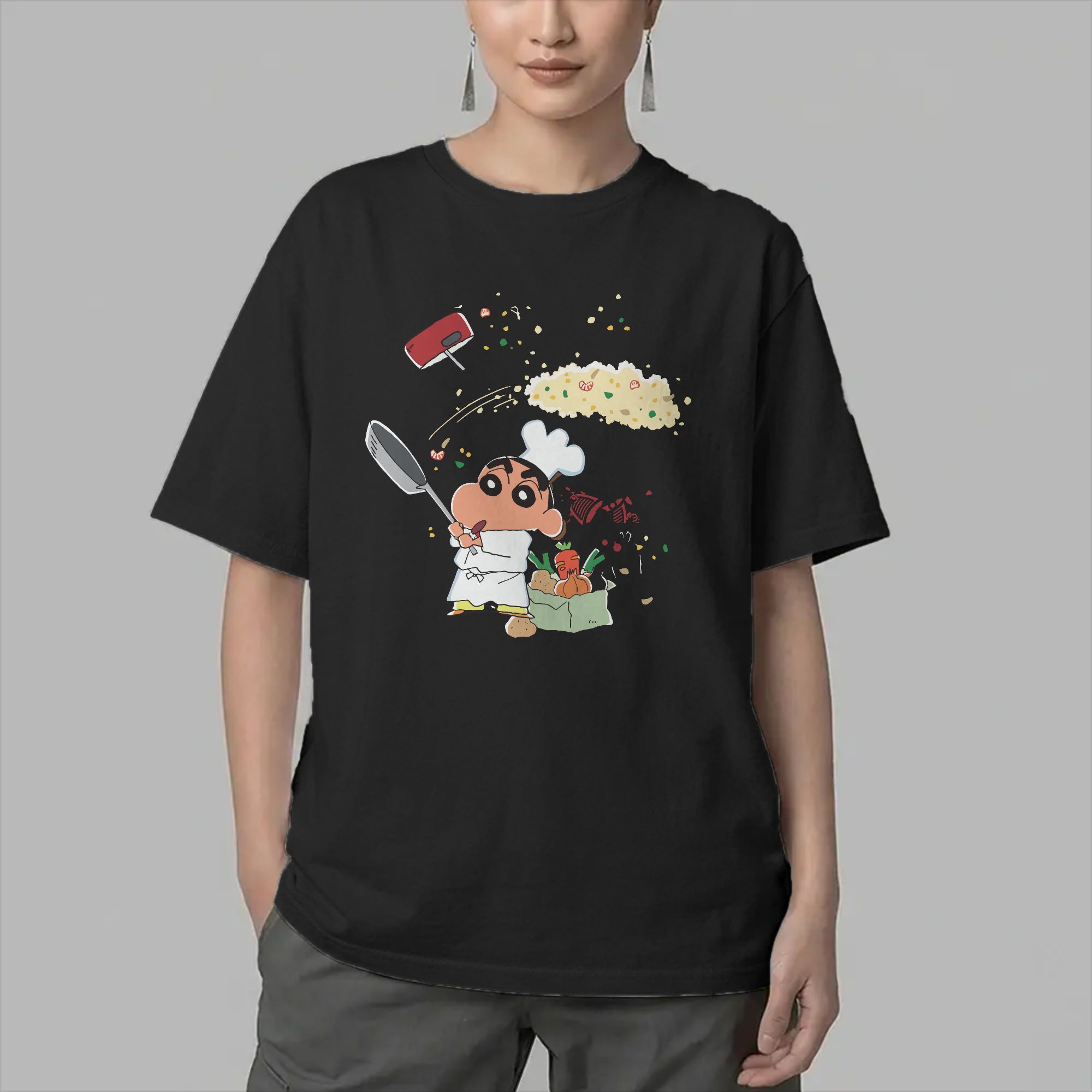 Kaos Pria Crayon Shin-Chan Ani - Summer Clothing Ideas ulasan dan harga