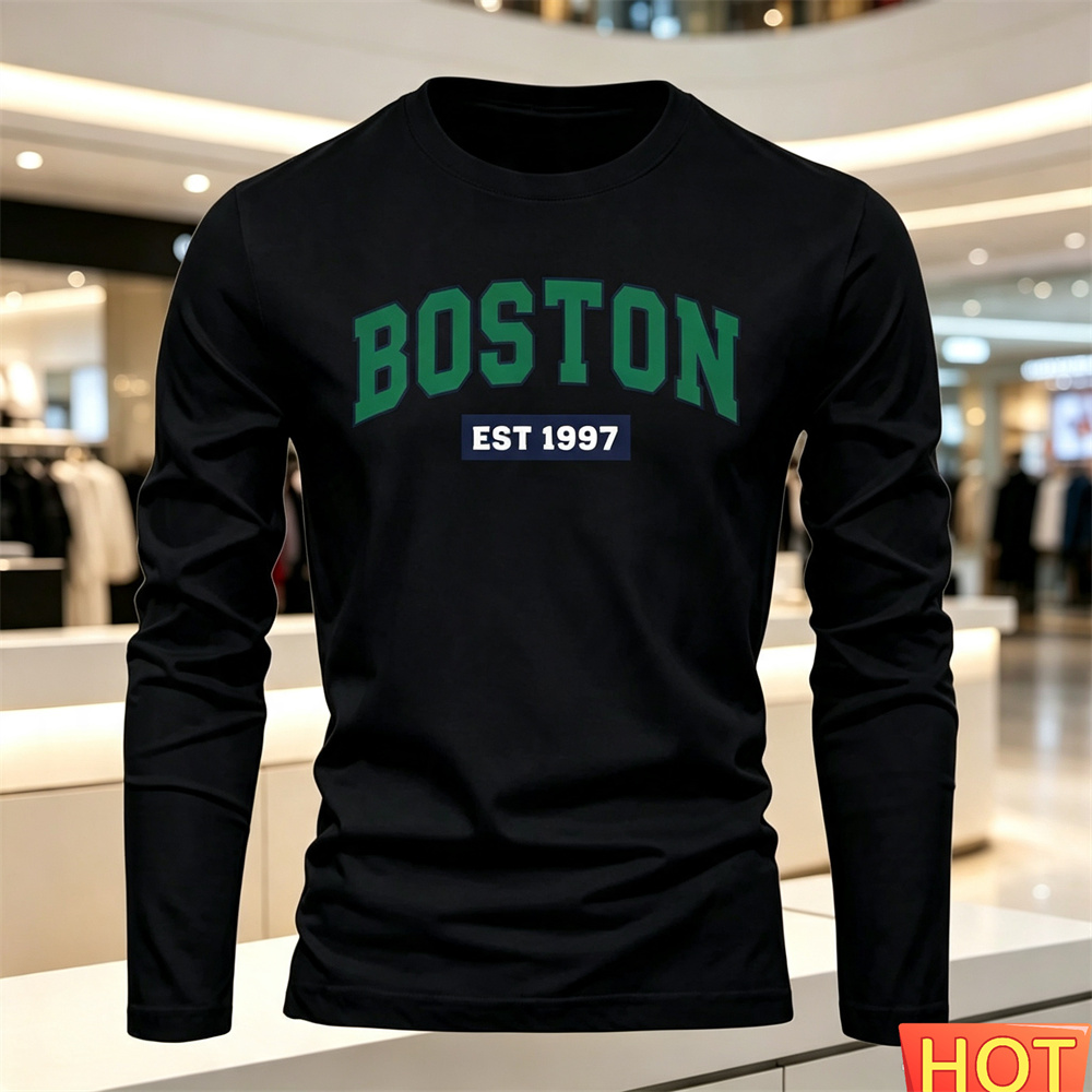 Kaos Lengan Panjang Pria Musim - Summer Clothing Tops ulasan dan harga