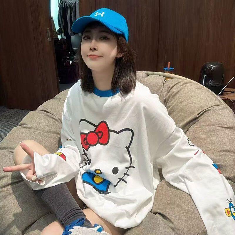 Kaus Gambar Kartun Lucu Gaya B - Summer Clothing For Women ulasan dan harga