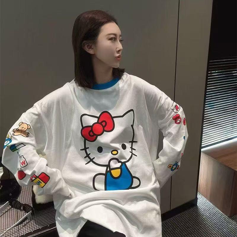 Kaus Gambar Kartun Lucu Gaya B - Summer Clothing For Women ulasan dan harga