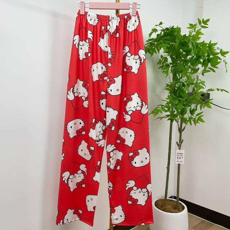 Piyama Kartun Baru Hello Kitty - Summer Cloth ulasan dan harga