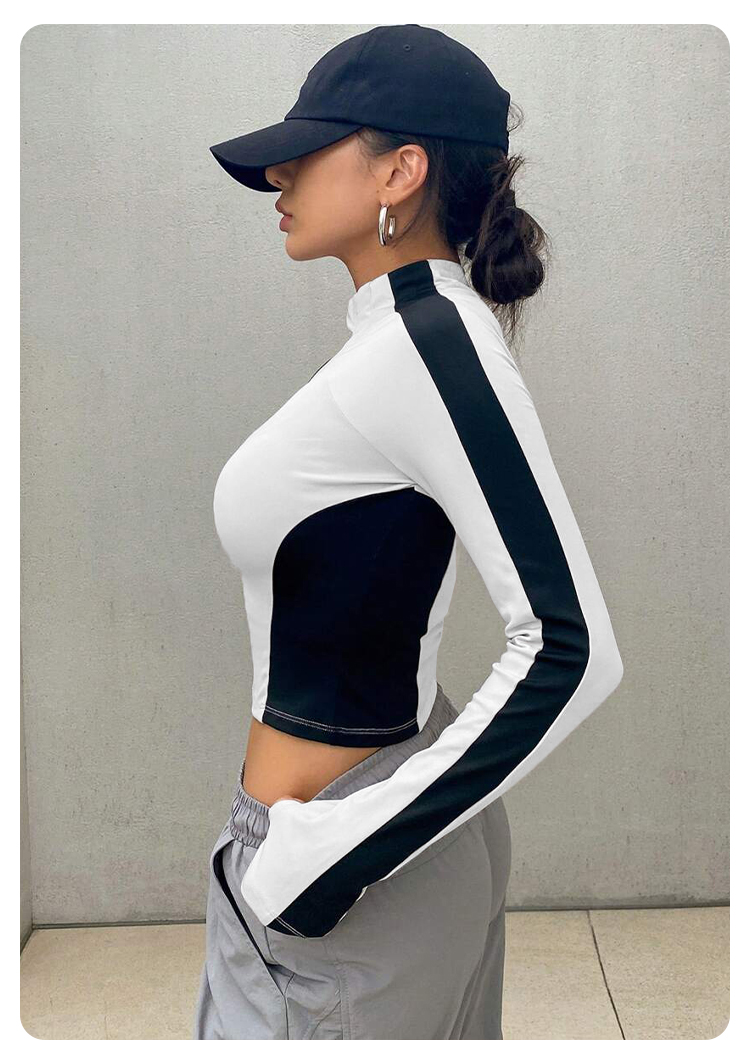Pakaian Yoga Jaket Kerah Berdi - Summer Clothing For Women ulasan dan harga
