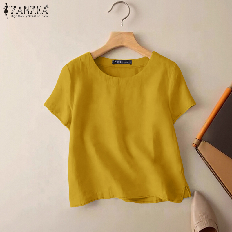 ZANZEA Blus Katun Kasual Musim - Summer Clothing Wear ulasan dan harga