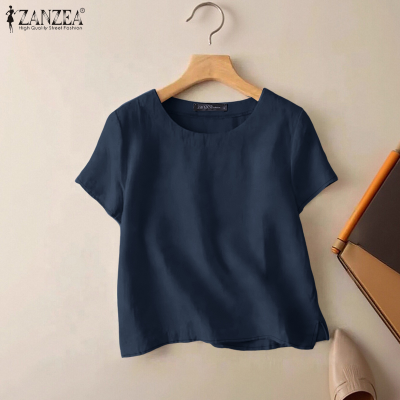ZANZEA Blus Katun Kasual Musim - Summer Clothing Wear ulasan dan harga