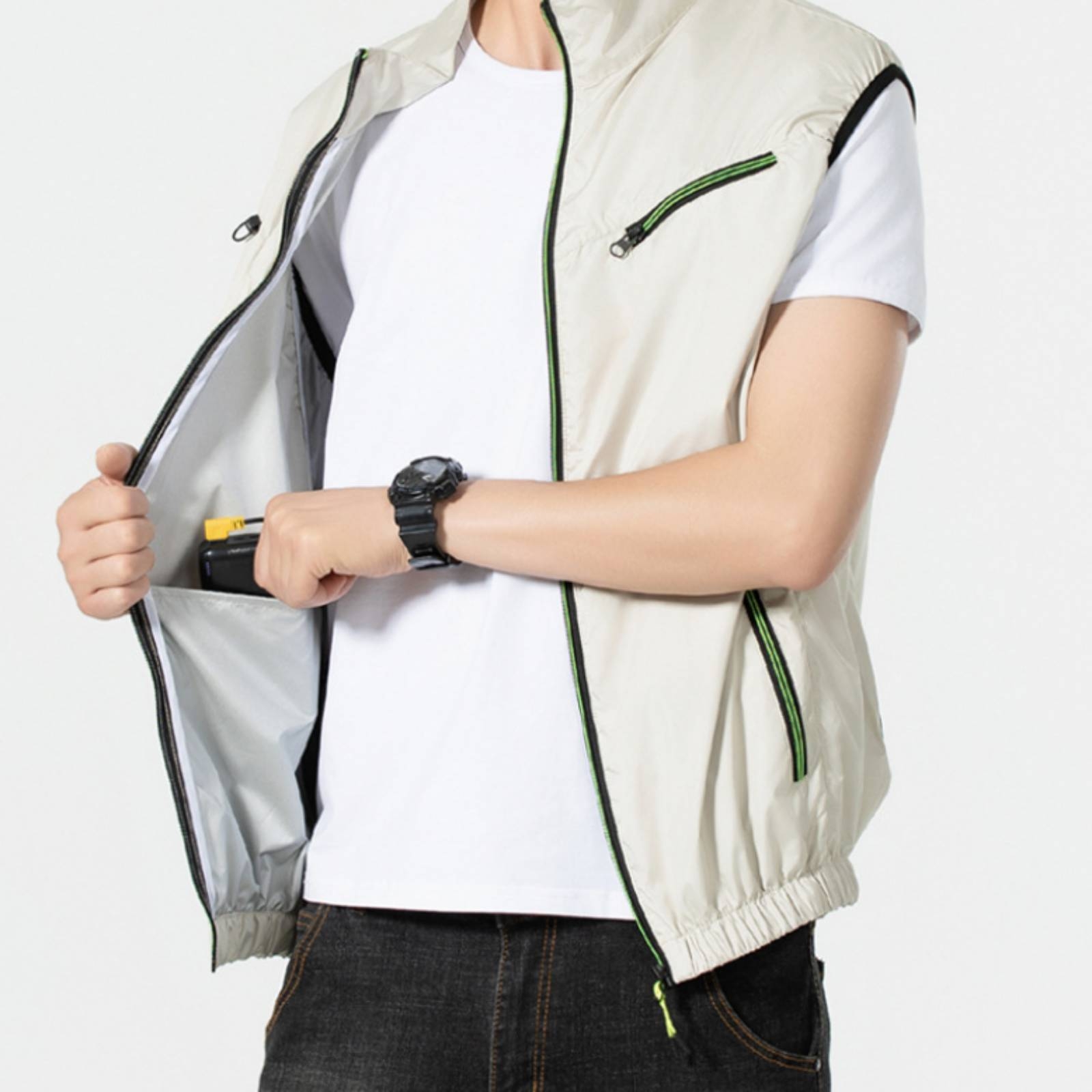 Rompi Pendingin Pria Tanpa Len - Summer Clothing Wear ulasan dan harga