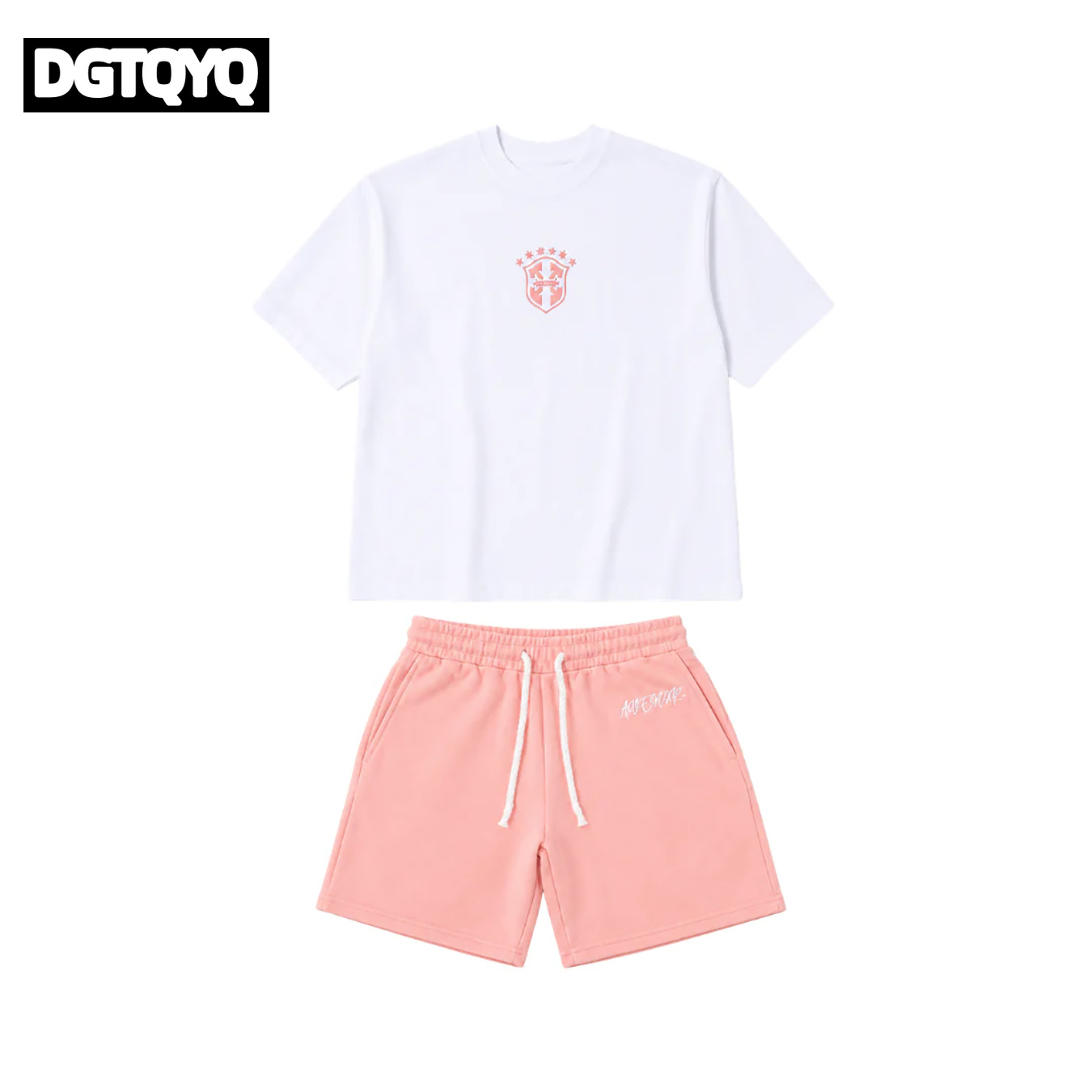 Set Kaos Oblong Leher Bulat Be - Summer Clothing For Women ulasan dan harga