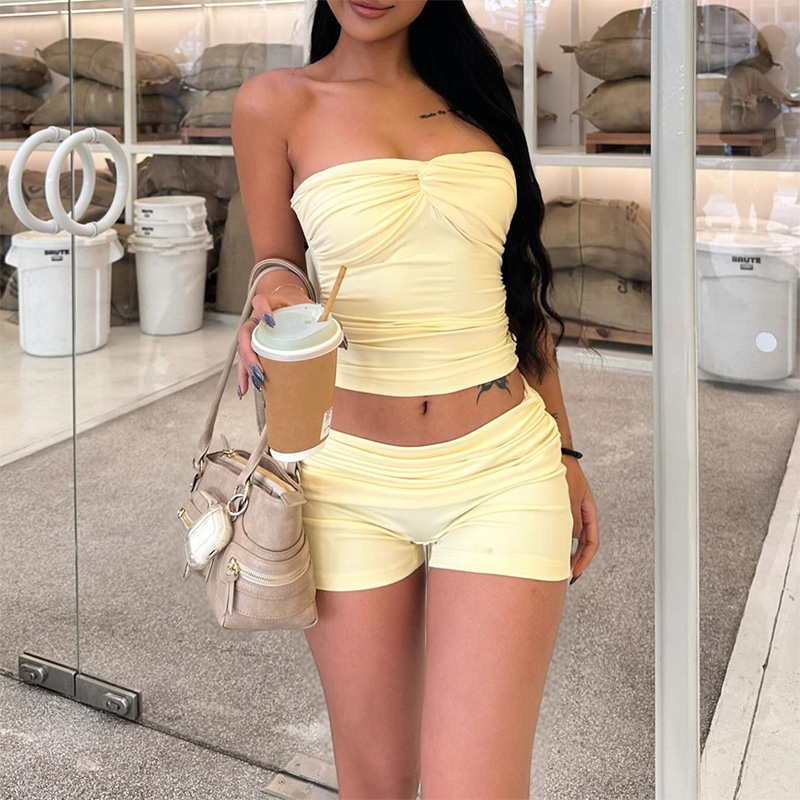 Set Tank Top dan Celana Pendek - Summer Clothing Tops ulasan dan harga