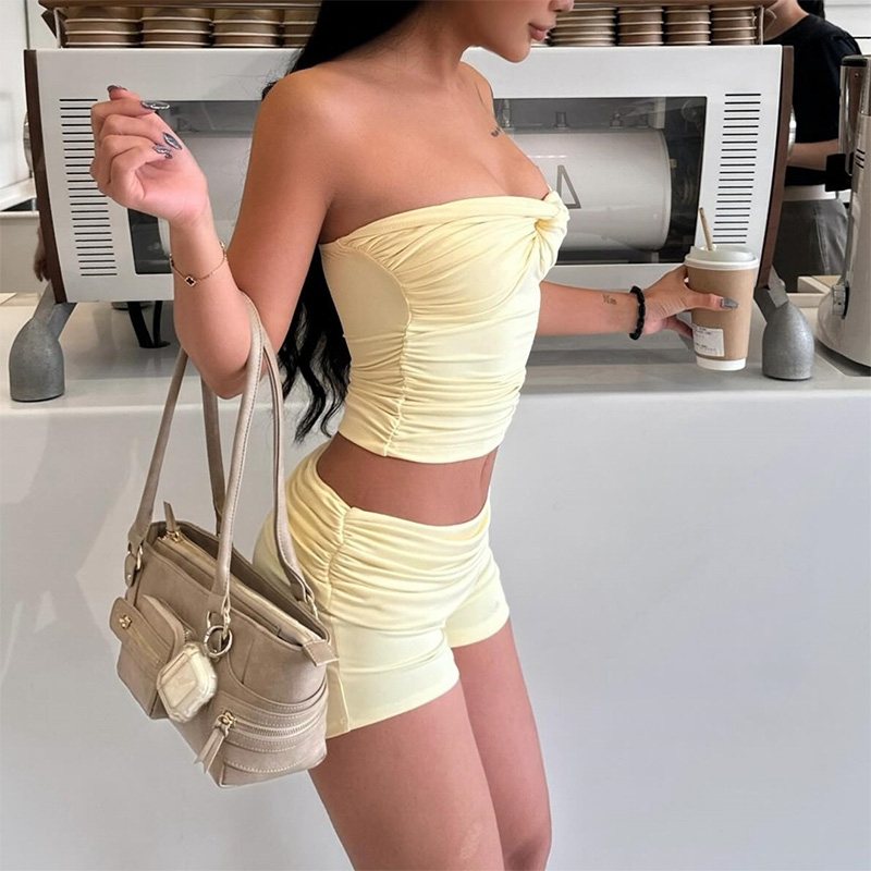 Set Tank Top dan Celana Pendek - Summer Clothing Tops ulasan dan harga
