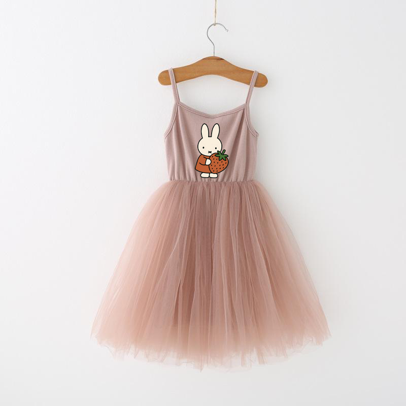 Gaun Tali Spaghetti Anak-anak  - Summer Clothing Baby Girl ulasan dan harga
