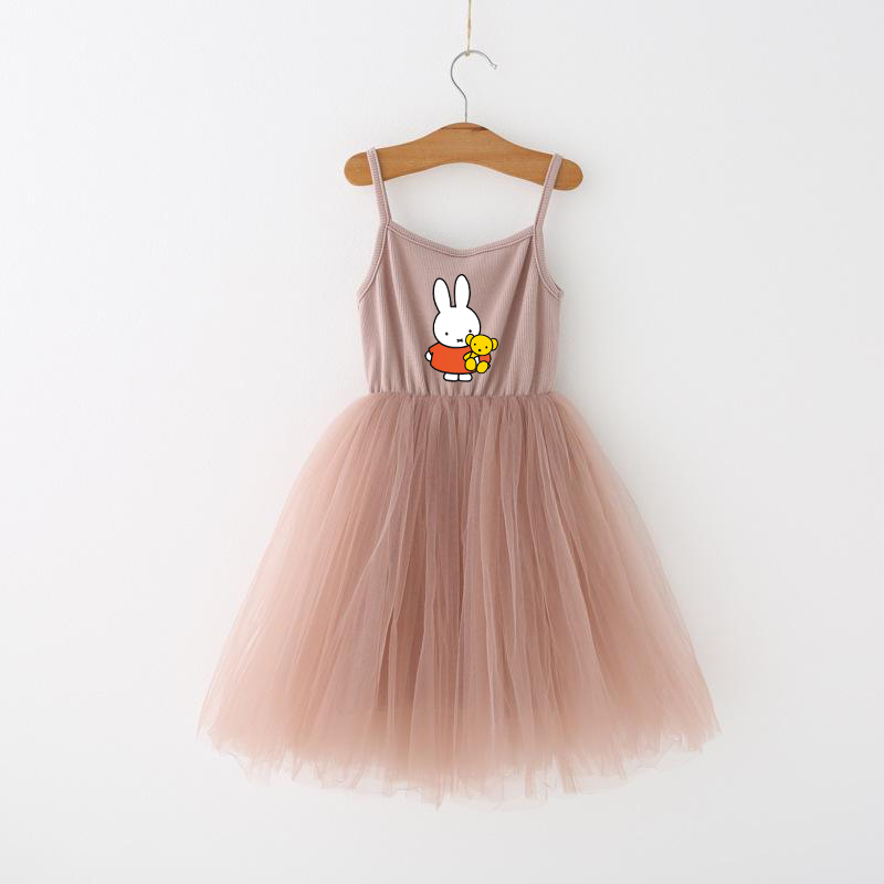 Gaun Tali Spaghetti Anak-anak  - Summer Clothing Baby Girl ulasan dan harga