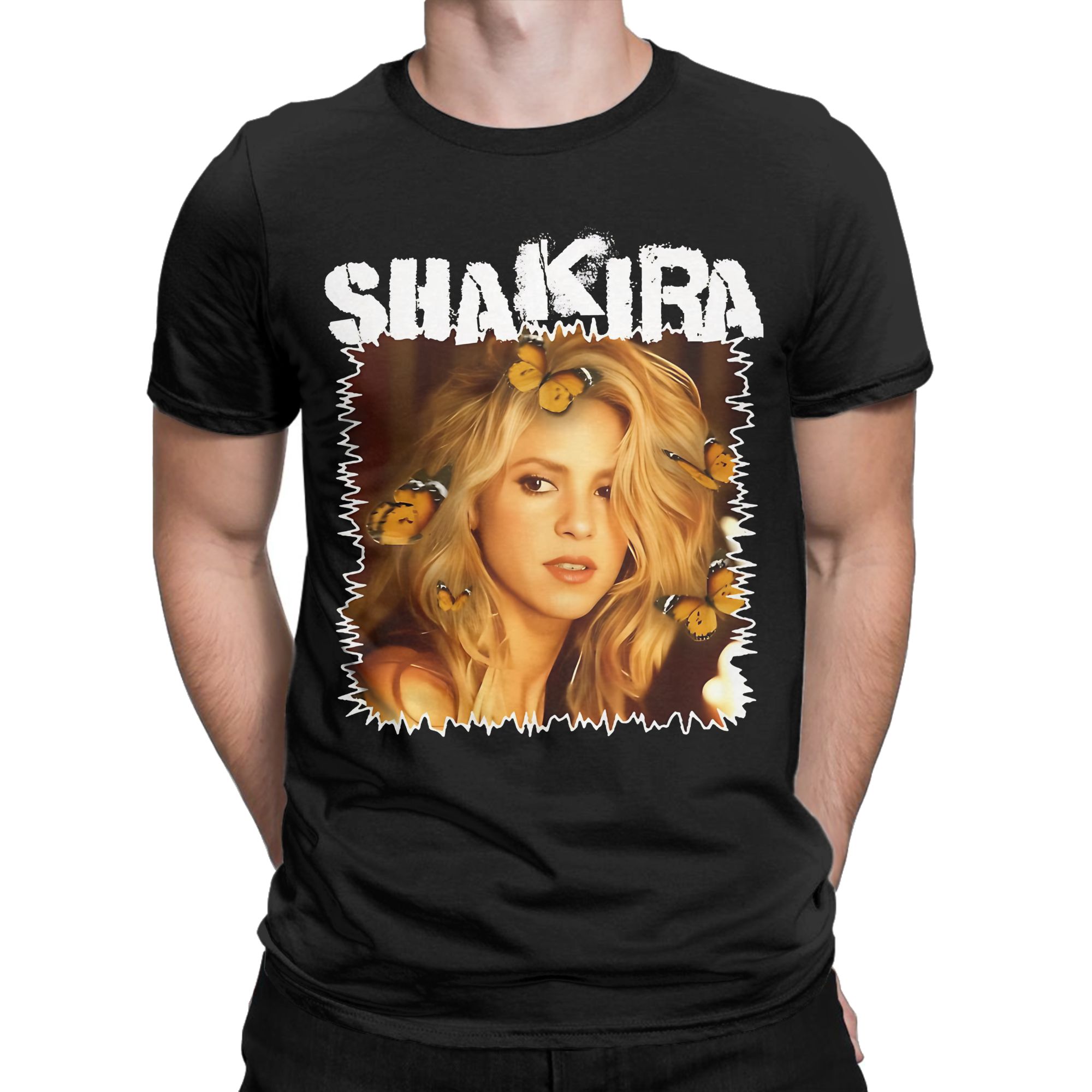 Kaus Pria Wanita Kaus Shakira  - Summer Clothing Ideas ulasan dan harga