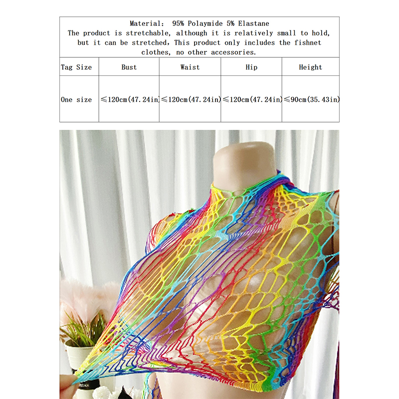 Atasan Bodycon Musim Panas Wan - Swim Cover Up Mesh ulasan dan harga
