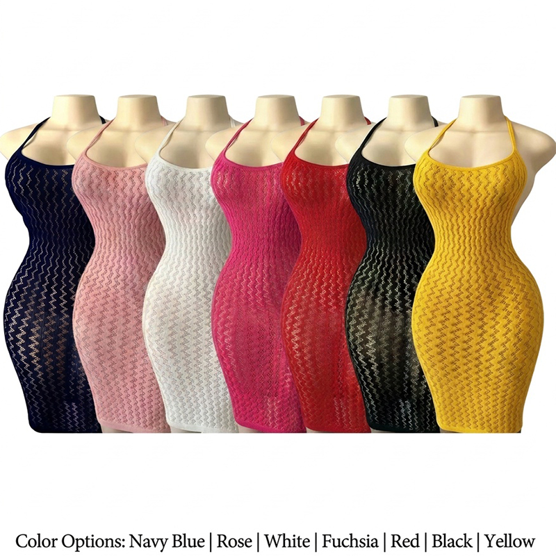 Gaun Pantai Jaring Wanita, Mod - Swim Cover Up Mesh ulasan dan harga