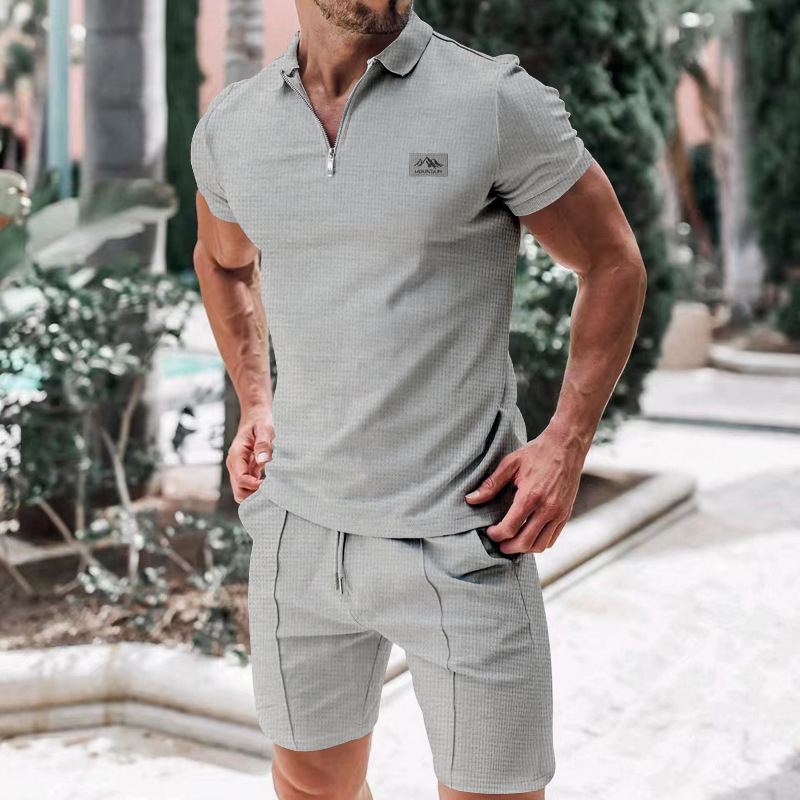 Setelan Jas Pria Gaya Eropa Te - Summer Cloth ulasan dan harga