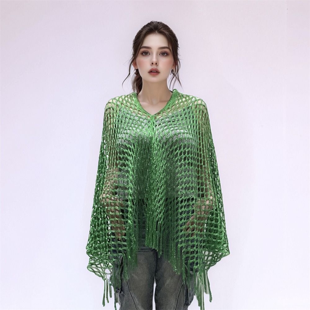 Atasan Rajut Crochet Warna Sol - Swim Cover Up Mesh ulasan dan harga