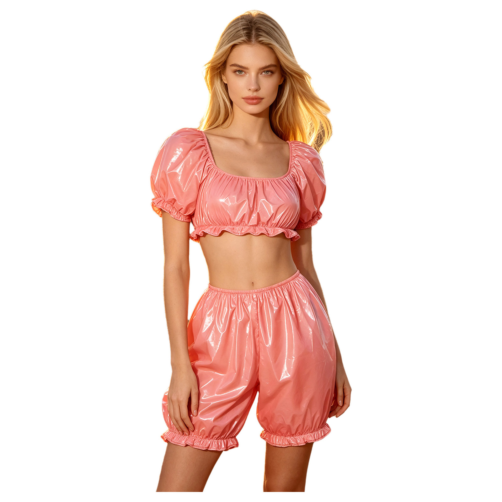 Set Pakaian Rumah Wanita 2 Pot - Summer Clothing Tops ulasan dan harga