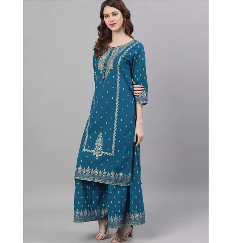 Setelan Tiga Potong Gaya Etnik - Summer Clothing Pakistan ulasan dan harga