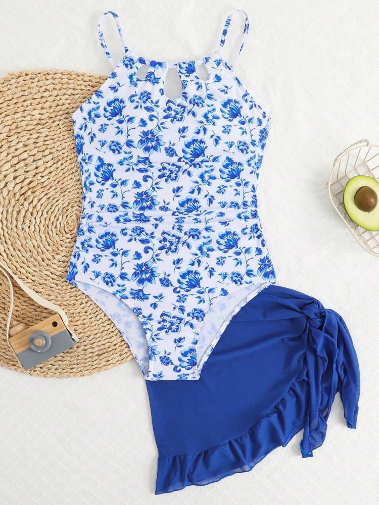 Baju Renang Anak Perempuan One - Swim Cover Up Mesh ulasan dan harga